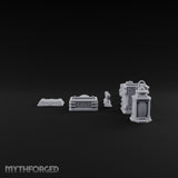 Apothecary Shelf Cleared Out Gothic Potion and Crate Props