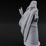 Bare Chested And Brooding Elf Mage Miniature for Dungeons and Dragons, Pathfinder or other TTRPGs