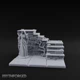 Hieroglyph-Etched Vine-Crept Stepped Pyramid Shrine Altar gallery 2