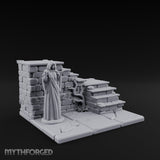 Hieroglyph-Etched Vine-Crept Stepped Pyramid Shrine Altar gallery 3