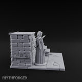 Hieroglyph-Etched Vine-Crept Stepped Pyramid Shrine Altar gallery 4