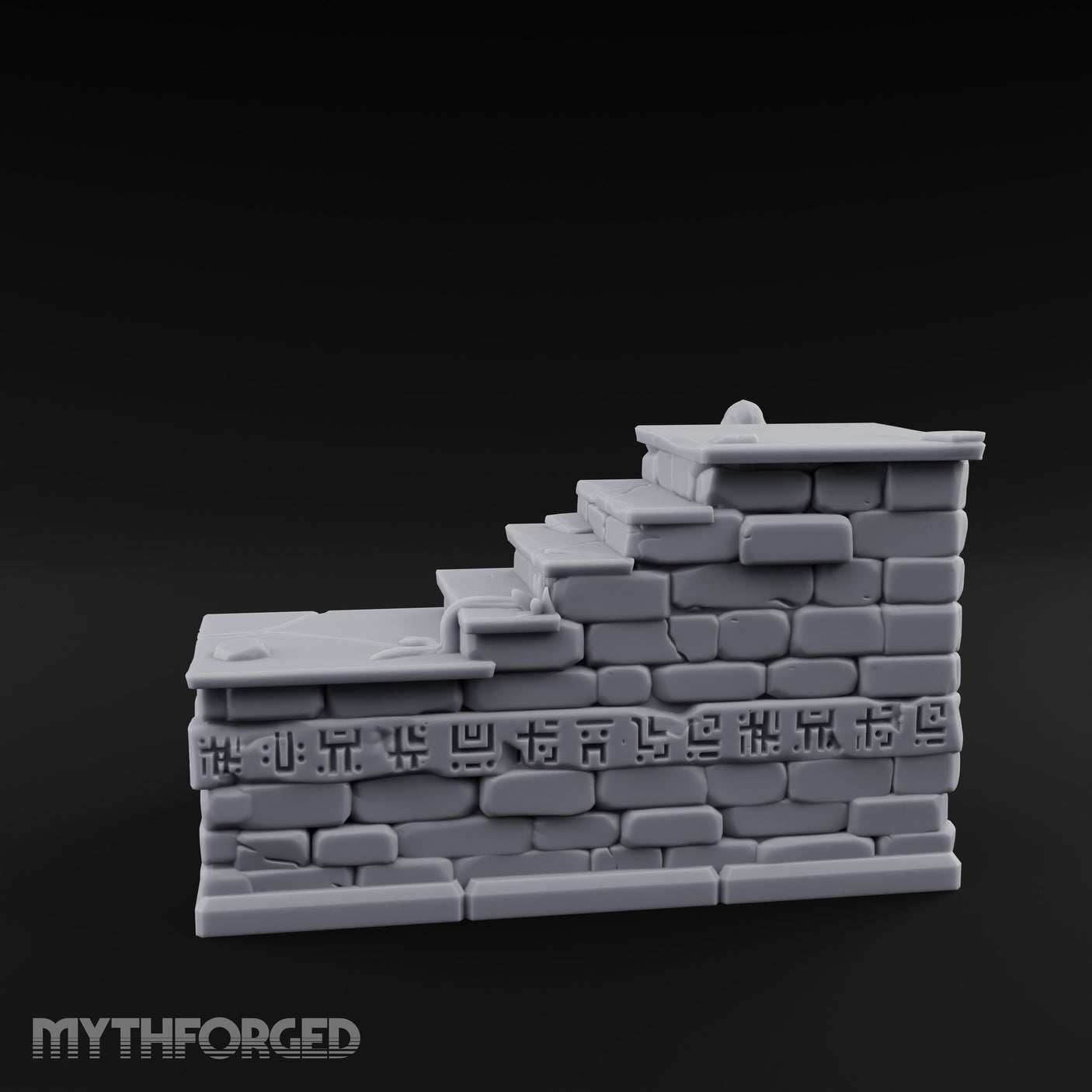 Hieroglyph-Etched Vine-Crept Stepped Pyramid Shrine Altar gallery 6