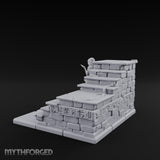 Hieroglyph-Etched Vine-Crept Stepped Pyramid Shrine Altar gallery 7