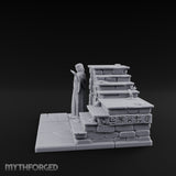 Hieroglyph-Etched Vine-Crept Stepped Pyramid Shrine Altar gallery 8