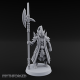 Spiked And Stalwart Elf Captain Miniature for Dungeons and Dragons, Pathfinder or other TTRPGs