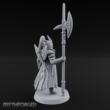 Spiked And Stalwart Elf Captain Miniature for Dungeons and Dragons, Pathfinder or other TTRPGs