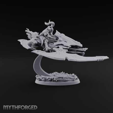 Skimming Above Their Station Elf Hover Knight B