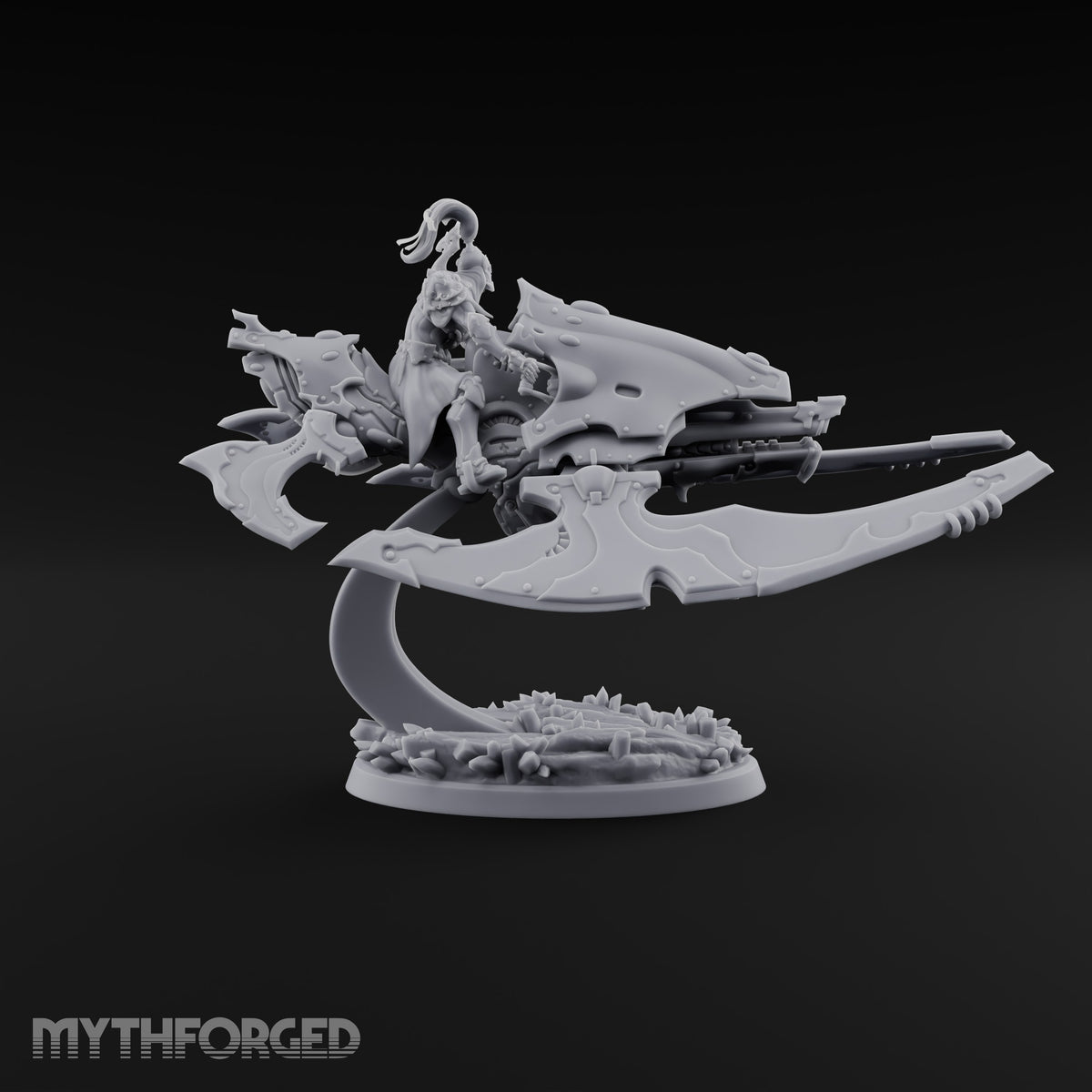 Skimming Above Their Station Elf Hover Knight C