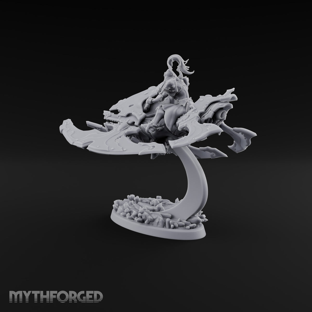Skimming Above Their Station Elf Hover Knight C