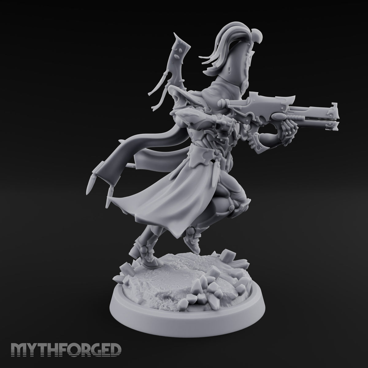 Nobility Rides Out Armed Eladrin Lancer A