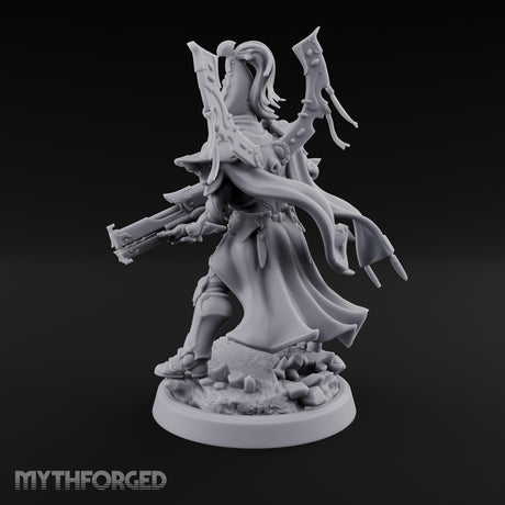 Nobility Rides Out Armed Eladrin Lancer B