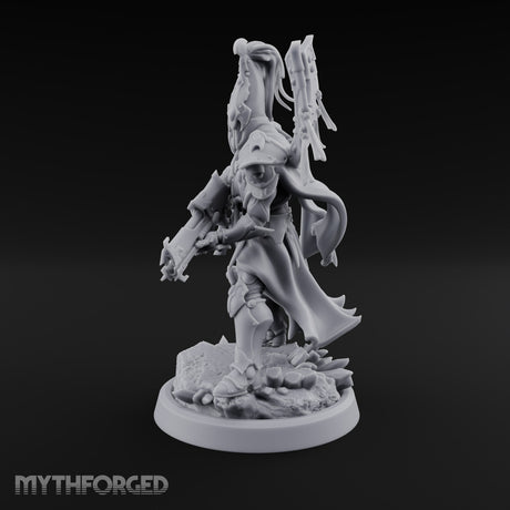 Nobility Rides Out Armed Eladrin Lancer B