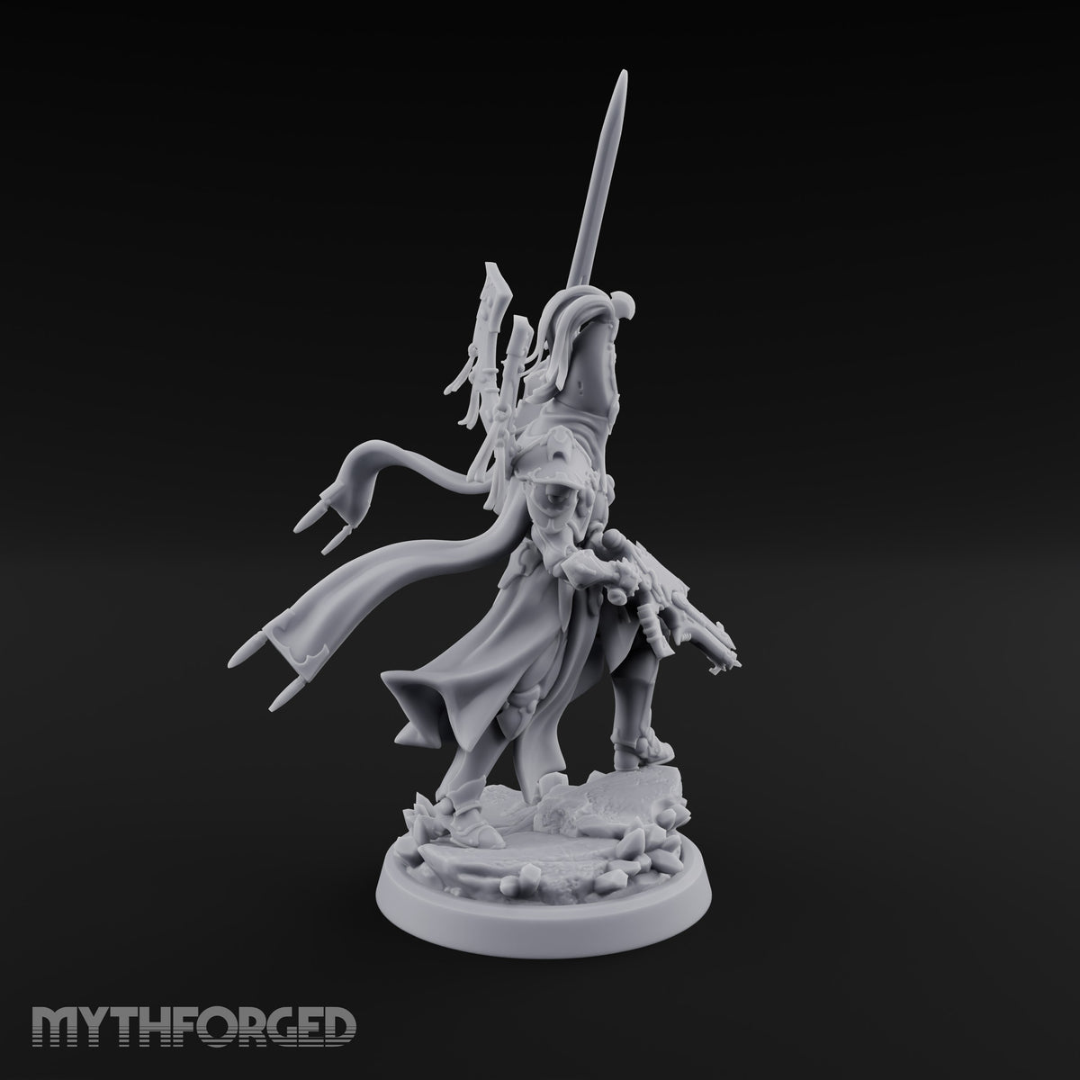 Nobility Rides Out Armed Eladrin Lancers — C