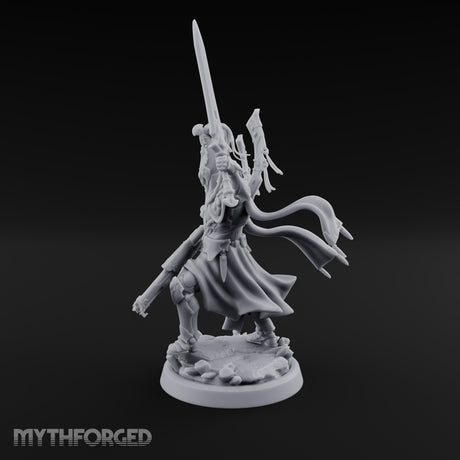 Nobility Rides Out Armed Eladrin Lancer C