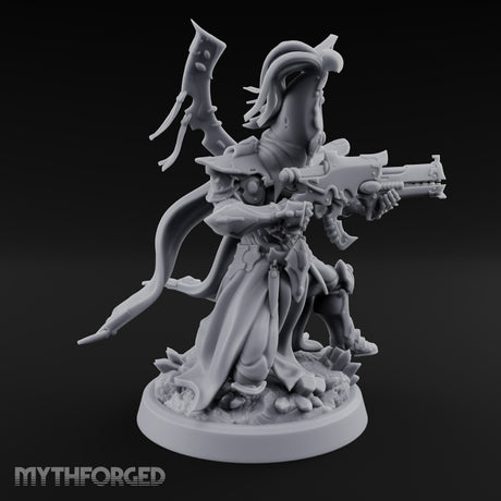Nobility Rides Out Armed Eladrin Lancer D