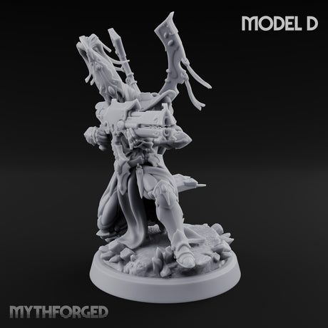 Nobility Rides Out Armed Eladrin Lancer D