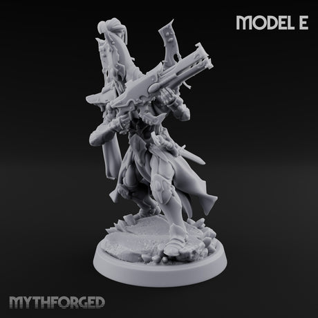 Nobility Rides Out Armed Eladrin Lancers — E