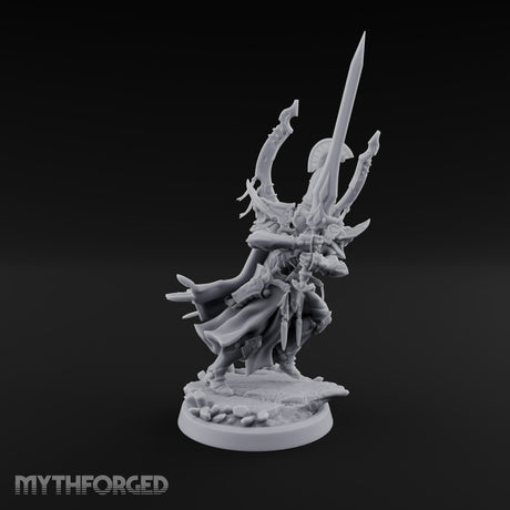 Nobility Rides Out Armed Eladrin Lancers — F