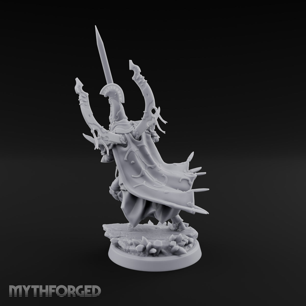 Nobility Rides Out Armed Eladrin Lancer F