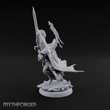 Nobility Rides Out Armed Eladrin Lancer F