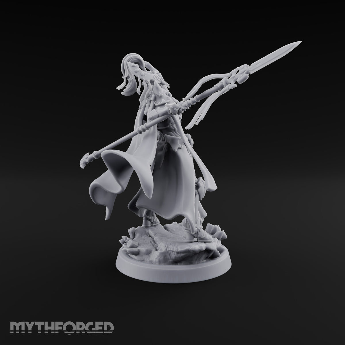 Reads the Sky, Spears It Anyway Elf Spear Mage