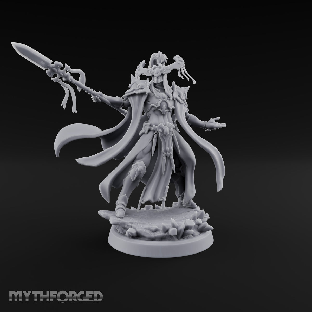Reads the Sky, Spears It Anyway Elf Spear Mage