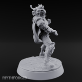 Cape Billowing Defiant Warlord Miniature for Dungeons and Dragons, Pathfinder or other TTRPGs