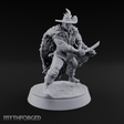 Feathered And Fierce Human Swashbuckler Miniature for Dungeons and Dragons, Pathfinder or other TTRPGs