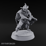 Feathered And Fierce Human Swashbuckler Miniature for Dungeons and Dragons, Pathfinder or other TTRPGs