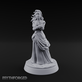 Arms Crossed Composed Human Noble Miniature for Dungeons and Dragons, Pathfinder or other TTRPGs