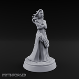 Arms Crossed Composed Human Noble Miniature for Dungeons and Dragons, Pathfinder or other TTRPGs