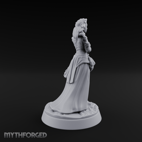 Arms Crossed Composed Human Noble Miniature for Dungeons and Dragons, Pathfinder or other TTRPGs