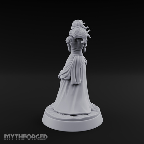 Arms Crossed Composed Human Noble Miniature for Dungeons and Dragons, Pathfinder or other TTRPGs