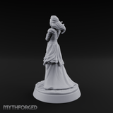 Arms Crossed Composed Human Noble Miniature for Dungeons and Dragons, Pathfinder or other TTRPGs