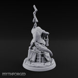 Hoarding Over Treasure Kobold Merchant Miniature for Dungeons and Dragons, Pathfinder or other TTRPGs