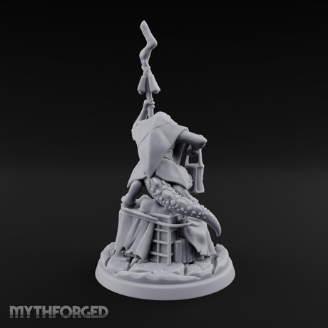 Hoarding Over Treasure Kobold Merchant Miniature for Dungeons and Dragons, Pathfinder or other TTRPGs
