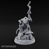 Hoarding Over Treasure Kobold Merchant Miniature for Dungeons and Dragons, Pathfinder or other TTRPGs