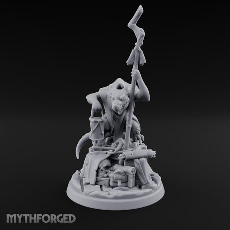 Hoarding Over Treasure Kobold Merchant Miniature for Dungeons and Dragons, Pathfinder or other TTRPGs