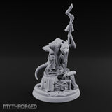 Hoarding Over Treasure Kobold Merchant Miniature for Dungeons and Dragons, Pathfinder or other TTRPGs