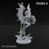 Holy Winged Weapon Bearing Seraph Warrior A