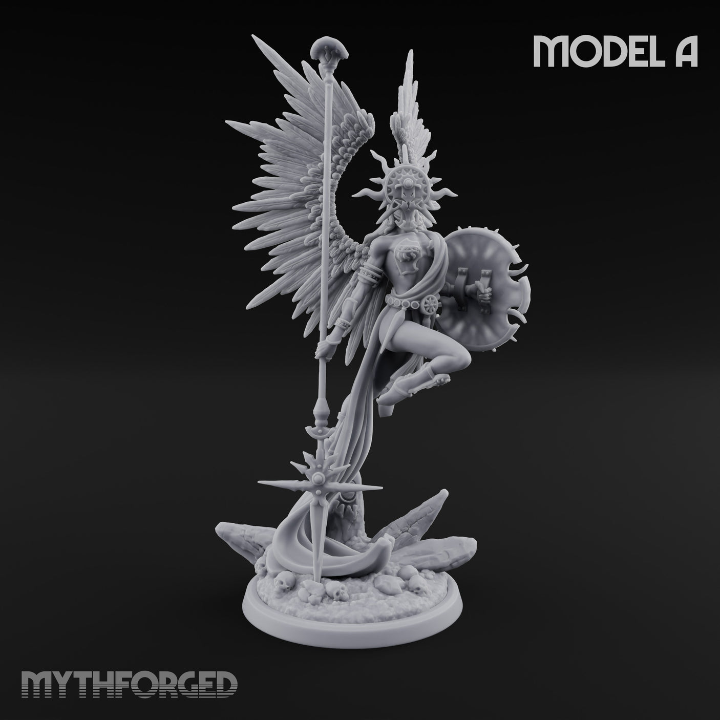 Holy Winged Weapon Bearing Seraph Warrior A gallery 1