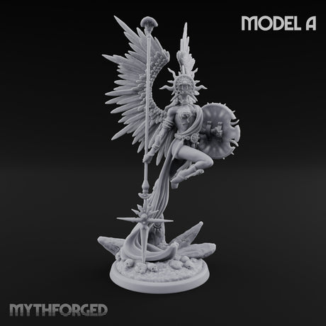 Holy Winged Weapon Bearing Seraph Warrior A gallery 1