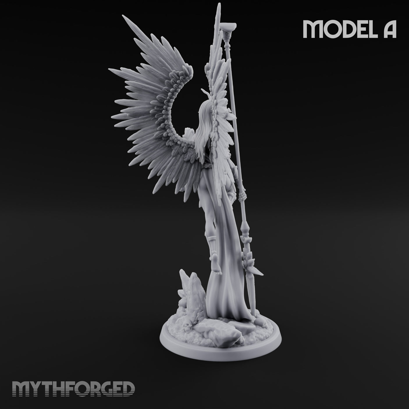 Holy Winged Weapon Bearing Seraph Warrior A gallery 4