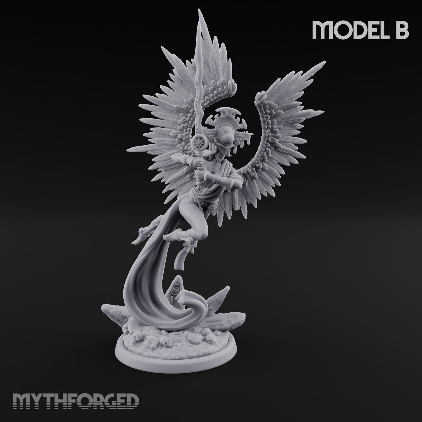 Holy Winged Weapon Bearing Seraph Warrior B gallery 1