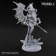 Holy Winged Weapon Bearing Seraph Warrior C