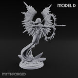 Holy Winged Weapon Bearing Seraph Warrior D
