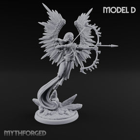Holy Winged Weapon Bearing Seraph Warrior D