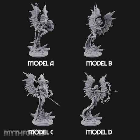Holy Winged Weapon Bearing Seraph Warriors — Full Set