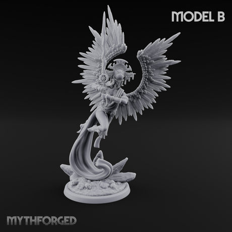 Holy Winged Weapon Bearing Seraph Warriors — B