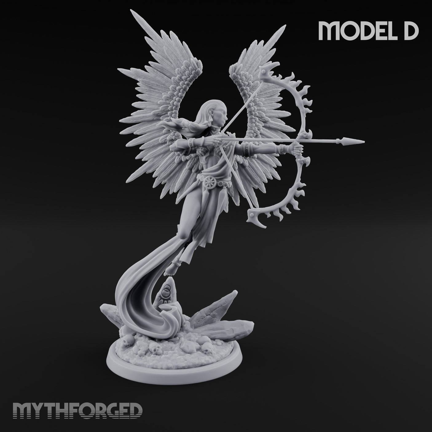 Holy Winged Weapon Bearing Seraph Warriors — D